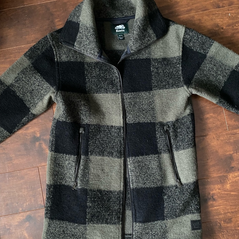 Roots Plaid Wool Jacket